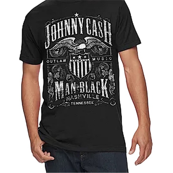 Kohl's | Shirts | Nwt Johnny Cash Outlaw Music Man In Black Nashville ...
